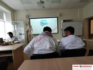studying MBBS in Russia Classroom